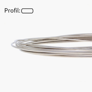585 Tråd hvit flatvalset 0,20 mm Pd150