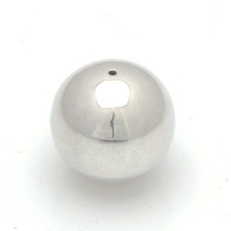 Pallo Ø 4.0 mm, 2 reikää 1.0 mm, 925 hopea