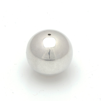 Pallo, 14.0 mm, 2 reikää 2.5 mm, 925 hopea