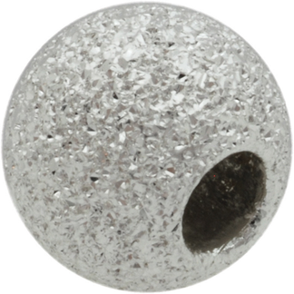 Pallo kimalteleva 4.0 mm reikä 1.5 mm, 925 hopea
