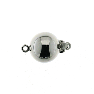 Korulukko, kuula, sileä 1-rivinen 8 mm 925 hopea