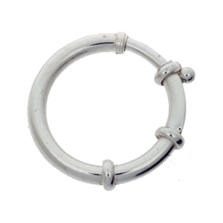 Jousirengaslukko 30.0 x 3.5 mm, 925 hopea