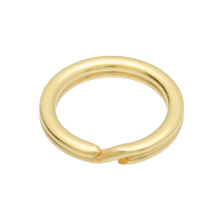 925 Splittring 5 mm forgylt