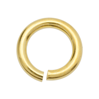 925 Øsken rund 5 mm forgylt 50 pk