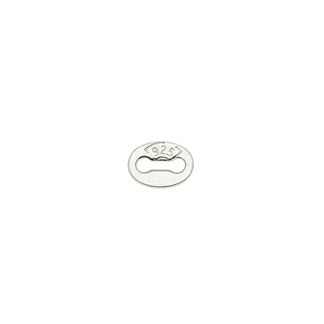 Leimalenkki, 3,7 x 5,0 mm   925 hopea