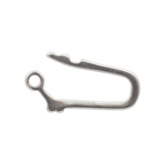 Sisälenkki korulukkoon, varaosa 14 mm 925 hopea
