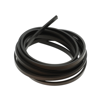 Kumilanka musta suorakaide 4x2 mm, 2 m
