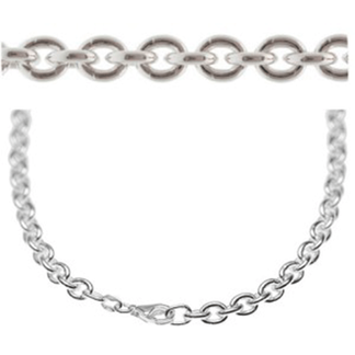 925 Anker rund 1,2 mm 40 cm rhodinert