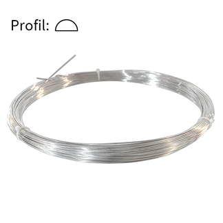 830 Tråd halvrund  5,00 x 1,20 mm