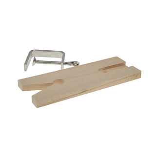 Sagplate med skruklemme