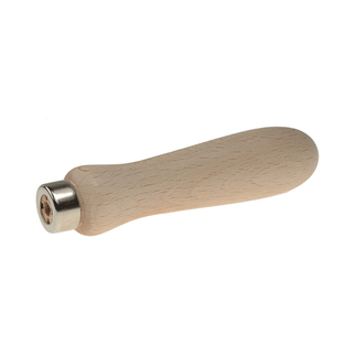 Viilanpää, puu  100mm, kapeat sormusviilat