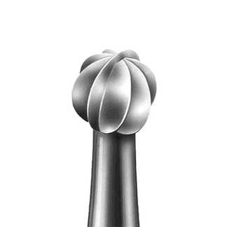 Pallojyrsin (ruusu) teräs 1,2 mm, 6 kpl