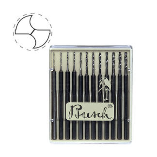 Spiralbor i sett 0,5 - 1,6 mm