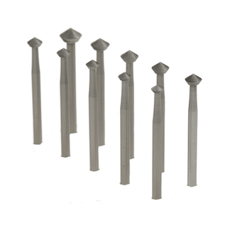 Kaksoiskartio setti, 3.1 - 7.0 mm, 12 kpl/setti