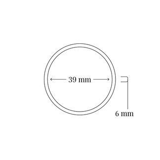 Kapsel for mynt Ø 39 X 6mm