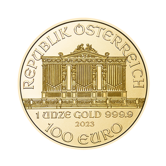 1 oz Wiener Philharmoniker Gullmynt 2023