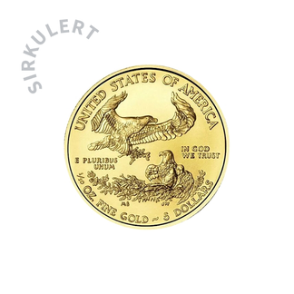 1/10 oz Sirkulert American Eagle Gullmynt