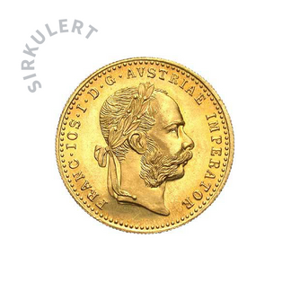 Sirkulert 1 Ducat Østerrike Ungarn Gullmynt