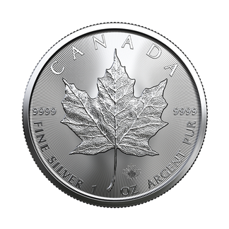 1 oz Maple Leaf Sølvmynt 2023